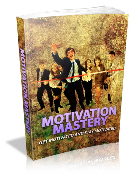 eCover representing Motivation Mastery eBooks & Reports with Master Resell Rights