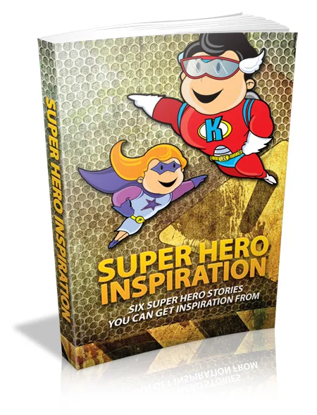 eCover representing Super Hero Inspiration eBooks & Reports with Master Resell Rights