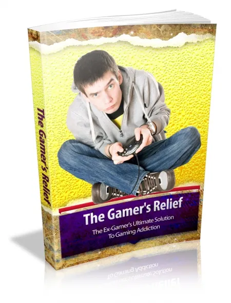 eCover representing The Gamer's Relief eBooks & Reports with Master Resell Rights