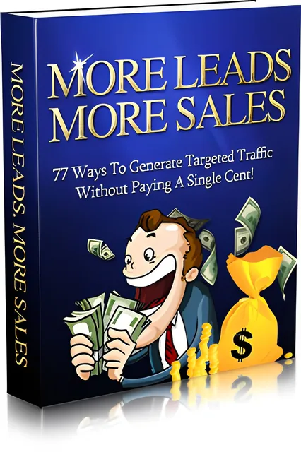 eCover representing More Leads More Sales eBooks & Reports with Master Resell Rights