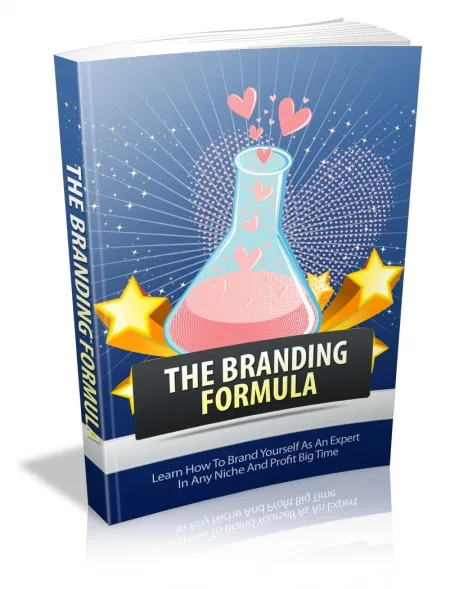 eCover representing The Branding Formula eBooks & Reports with Master Resell Rights