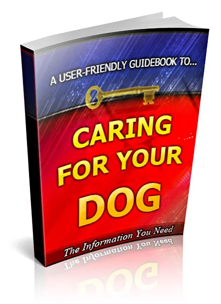 eCover representing Caring For Your Dog eBooks & Reports with Private Label Rights