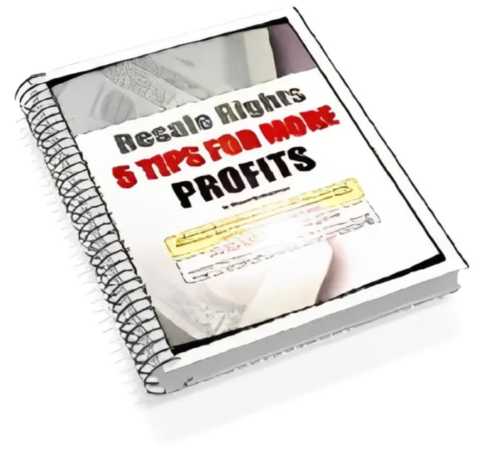 eCover representing 5 Tips For More Profits eBooks & Reports with Resell Rights