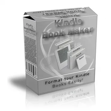 eCover representing Kindle Book Maker Software & Scripts with Master Resell Rights