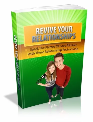 eCover representing Revive Your Relationships eBooks & Reports with Master Resell Rights