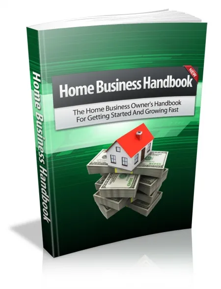 eCover representing Home Business Handbook eBooks & Reports with Master Resell Rights