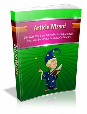 eCover representing Article Wizard eBooks & Reports with Master Resell Rights