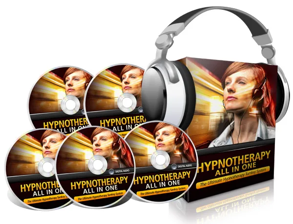 eCover representing Hypnotherapy All In One eBooks & Reports with Master Resell Rights