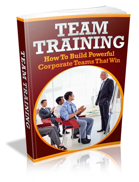 eCover representing Team Training eBooks & Reports with Master Resell Rights