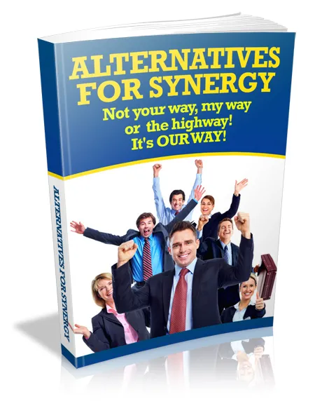 eCover representing Alternatives For Synergy eBooks & Reports with Master Resell Rights