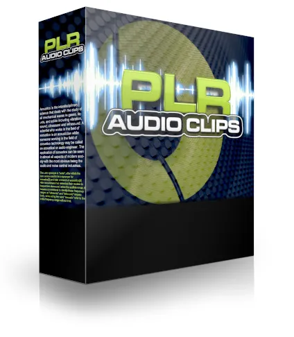 eCover representing PLR Audio Clips V3 Audio & Music with Private Label Rights