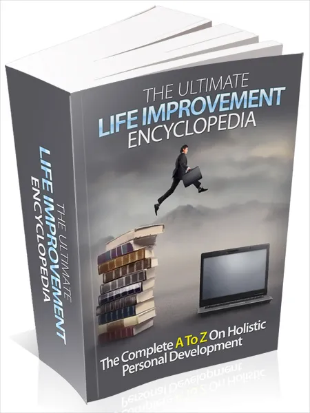 eCover representing The Ultimate Life Improvement Encyclopedia eBooks & Reports with Master Resell Rights
