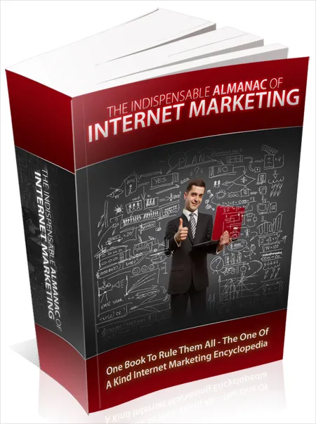 eCover representing The Indispensable Almanac Of Internet Marketing eBooks & Reports with Master Resell Rights