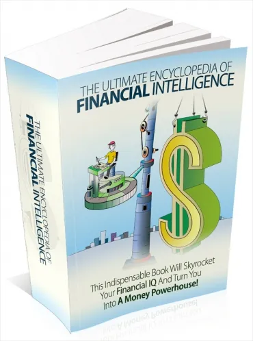 eCover representing The Ultimate Encyclopedia Of Financial Intelligence eBooks & Reports with Master Resell Rights