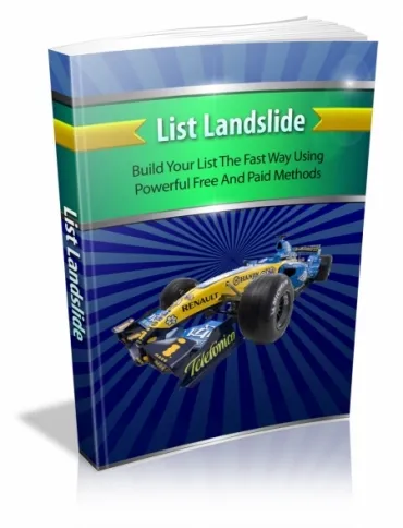 eCover representing List Landslide eBooks & Reports with Master Resell Rights