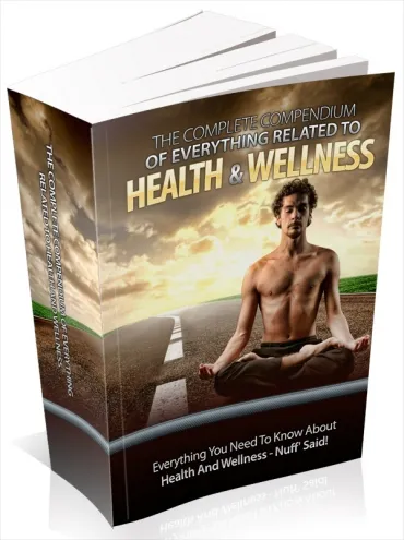 eCover representing The Complete Compendium Of Everything Related To Health & Wellness eBooks & Reports with Master Resell Rights