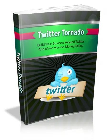 eCover representing Twitter Tornado eBooks & Reports with Master Resell Rights