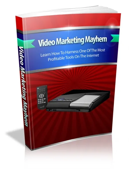 eCover representing Video Marketing Mayhem eBooks & Reports with Master Resell Rights
