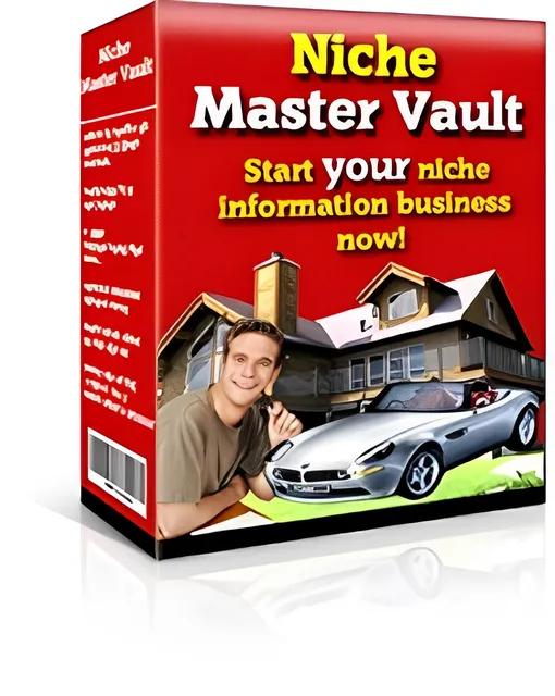 eCover representing Niche Master Vault eBooks & Reports with Master Resell Rights