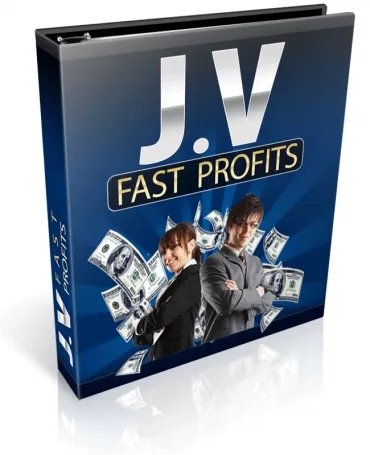 eCover representing Joint Venture Fast Profits eBooks & Reports with Private Label Rights