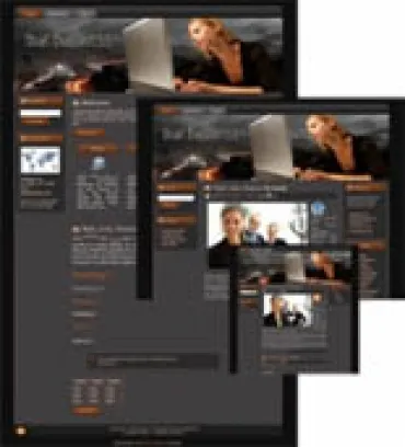 eCover representing Business Web Template 1  with Master Resell Rights