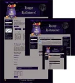 Halloween Site Template 3 small