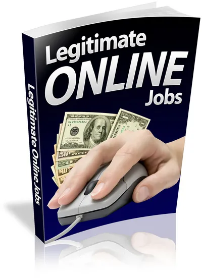 eCover representing Legitimate Online Jobs eBooks & Reports with Private Label Rights