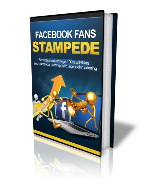 eCover representing Facebook Fans Stampede eBooks & Reports with Master Resell Rights