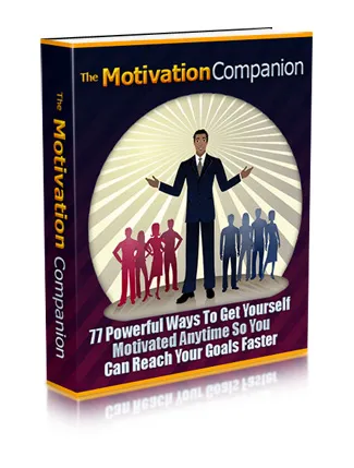 eCover representing The Motivation Companion eBooks & Reports with Master Resell Rights