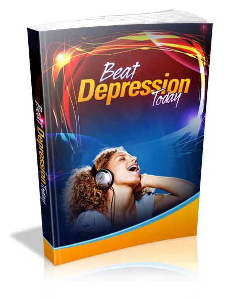 eCover representing Beat Depression Today Audio & Music with Master Resell Rights