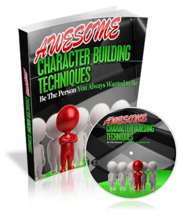 eCover representing Awesome Character Building Techniques eBooks & Reports with Master Resell Rights