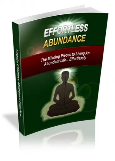 eCover representing Effortless Abundance eBooks & Reports with Master Resell Rights