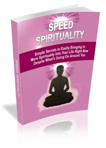 eCover representing Speed Spirituality eBooks & Reports with Master Resell Rights