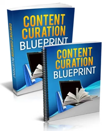 eCover representing Content Curation Blueprint Videos, Tutorials & Courses with Private Label Rights