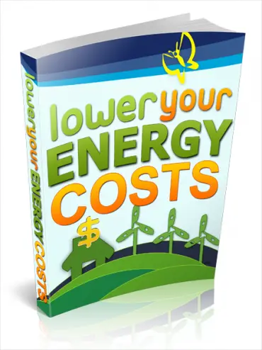 eCover representing Lower Your Energy Costs eBooks & Reports with Private Label Rights