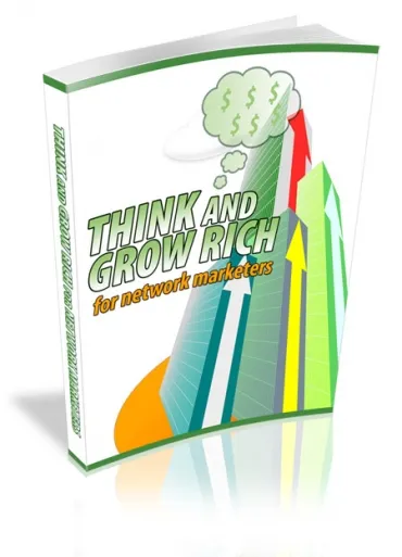 eCover representing Think And Grow Rich For Network Marketers eBooks & Reports with Master Resell Rights