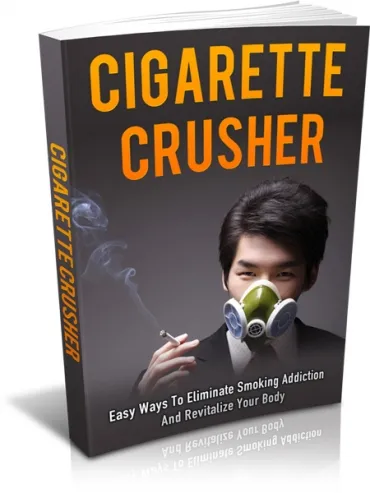 eCover representing Cigarette Crusher eBooks & Reports with Master Resell Rights