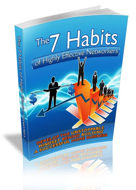 eCover representing The 7 Habits Of Highly Effective Networkers eBooks & Reports with Master Resell Rights