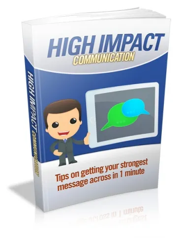 eCover representing High Impact Communication eBooks & Reports with Master Resell Rights