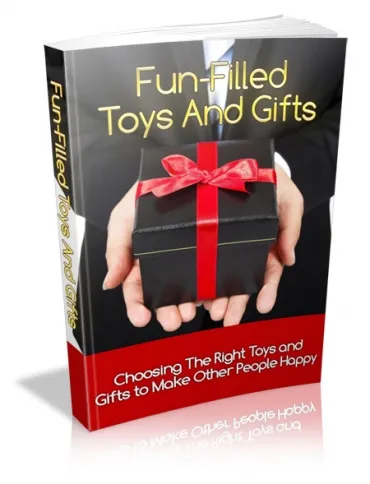 eCover representing Fun-Filled Toys And Gifts eBooks & Reports with Master Resell Rights