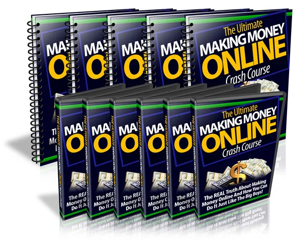 eCover representing The Ultimate Making Money Online Crash Course Videos, Tutorials & Courses with Master Resell Rights