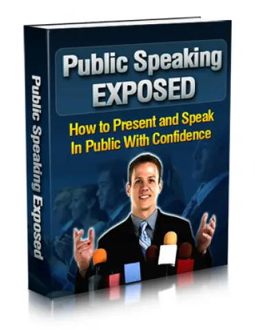 eCover representing Public Speaking Exposed eBooks & Reports with Master Resell Rights