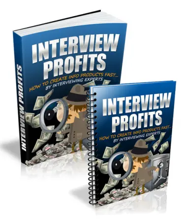 eCover representing Interview Profits eBooks & Reports with Master Resell Rights