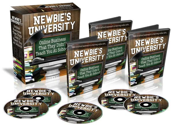 eCover representing Newbies University eBooks & Reports with Master Resell Rights