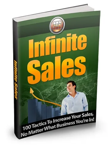 eCover representing Infinite Sales eBooks & Reports with Master Resell Rights