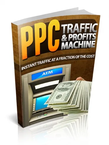 eCover representing PPC Traffic & Profits Machine eBooks & Reports with Master Resell Rights