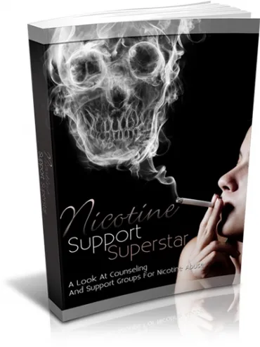 eCover representing Nicotine Support Superstar eBooks & Reports with Master Resell Rights