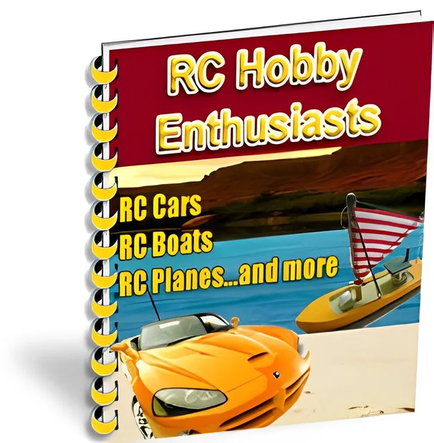 eCover representing RC Hobby Enthusiasts eBooks & Reports with Master Resell Rights