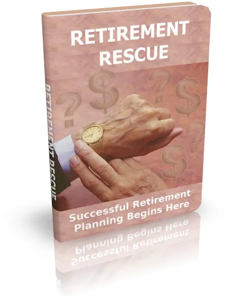 eCover representing Retirement Rescue eBooks & Reports with Private Label Rights