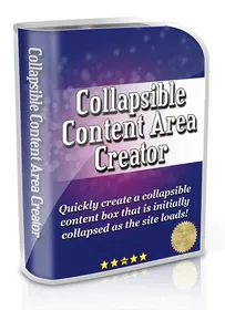 Collapsible Content Area Creator small